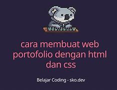 Membuat Website Portofolio Dengan Html Dan Css